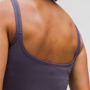 Lululemon Ebb to Street Scoop-Neck Cropped Tank Top Light Support, B/C Cup.
